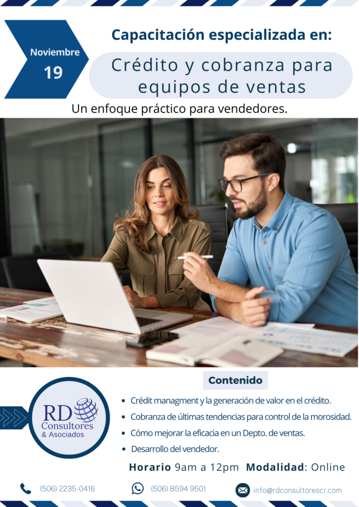 Crédito y cobranza para equipos de ventas