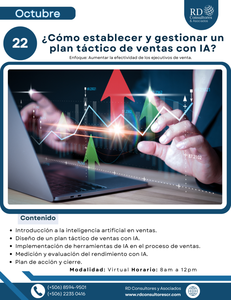 Cómo establecer y gestionar un plan táctico de ventas con IA